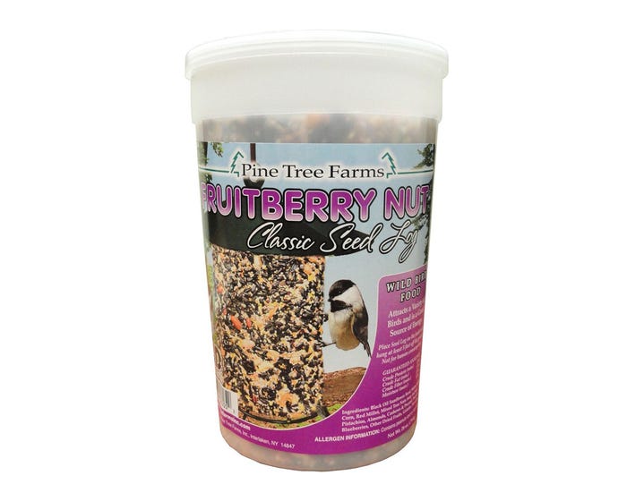 Pine Tree Farms Fruit Berry Nut Classic Seed Log， 28 oz. - 8005