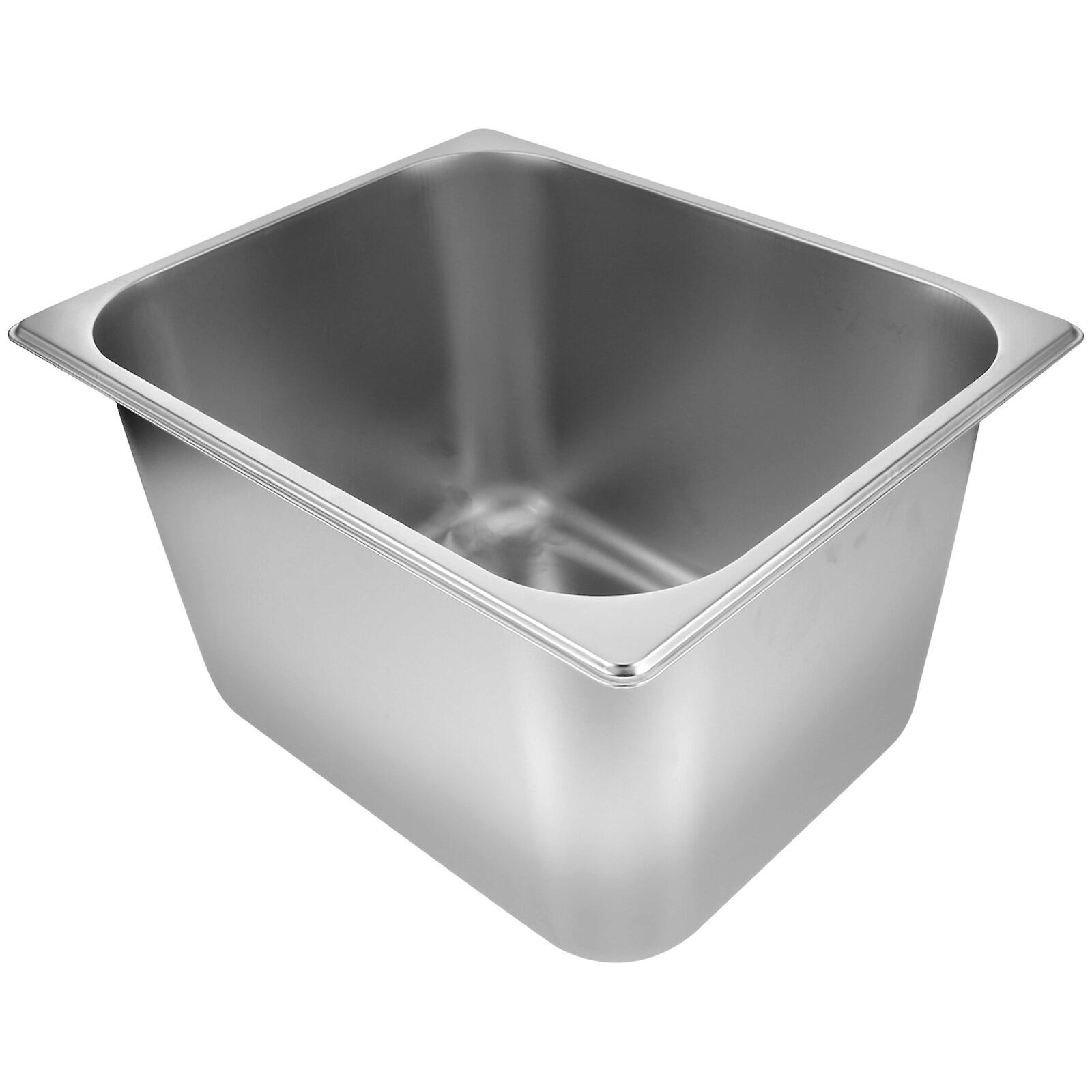 Stainless Steel Food Container Large-capacity Buffet Pan Reusable Buffet Tray Food Catering Holder