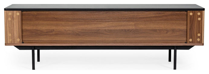 Pyralis Modern Walnut and Gray TV Stand   Modern   Entertainment Centers And Tv Stands   by Virgil Stanis Design  Houzz