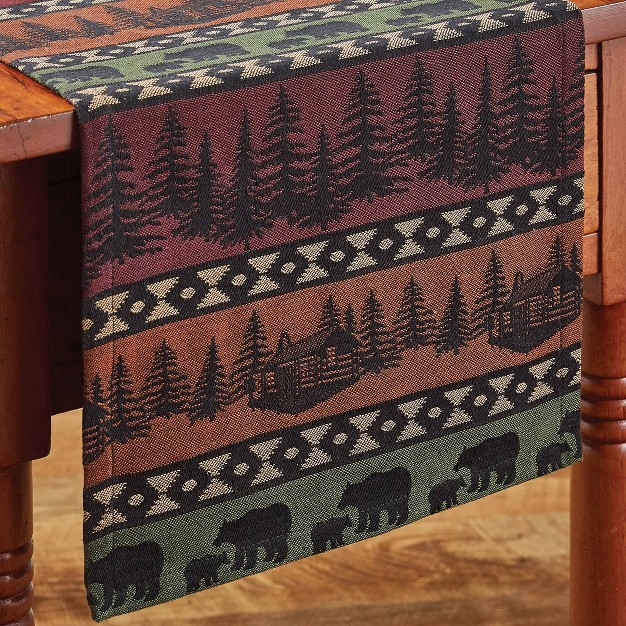 Park Designs Mountain Bear Table Runner 54 quot l