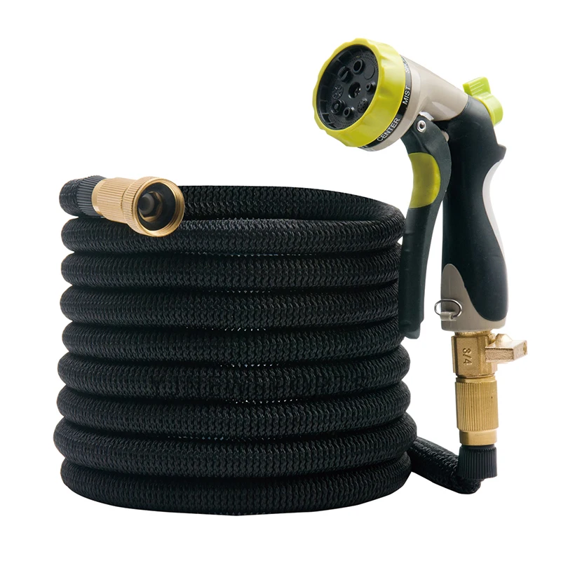 Hot Factory Supply Direct Sale 75ft Garden Hose With Sprayer Telescopic Magic Water Garden Hose