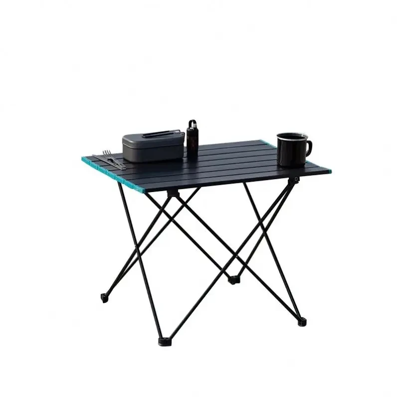 Factory Wholesale Portable Picnic Aluminum Table Foldable Camping Picnic Table For 3 4 Person