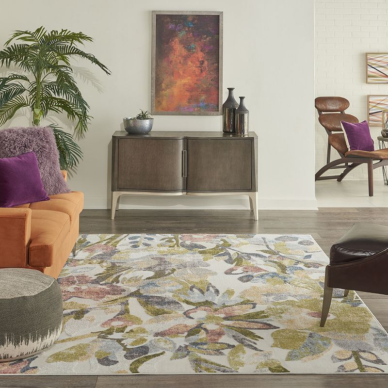 Nourison Trance Floral Area Rug