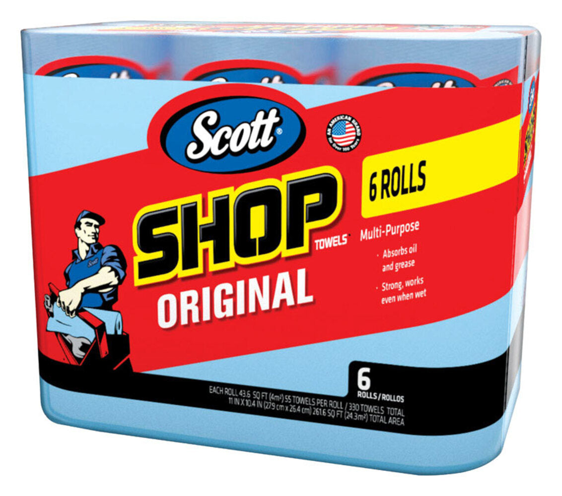 SHOP TOWELS ROLL 6PK