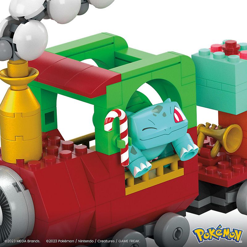 Mega Bloks Mega Pokemon Holiday Train Building Set