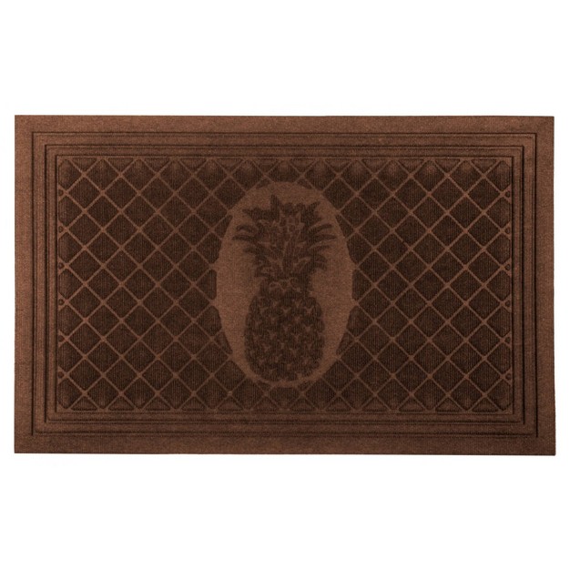 X 3 x27 Pineapple Indoor outdoor Doormat Chocolate Entryways