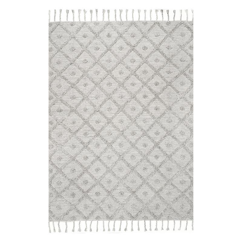 nuLOOM Trellis Tassel Jinny Wool Blend Rug