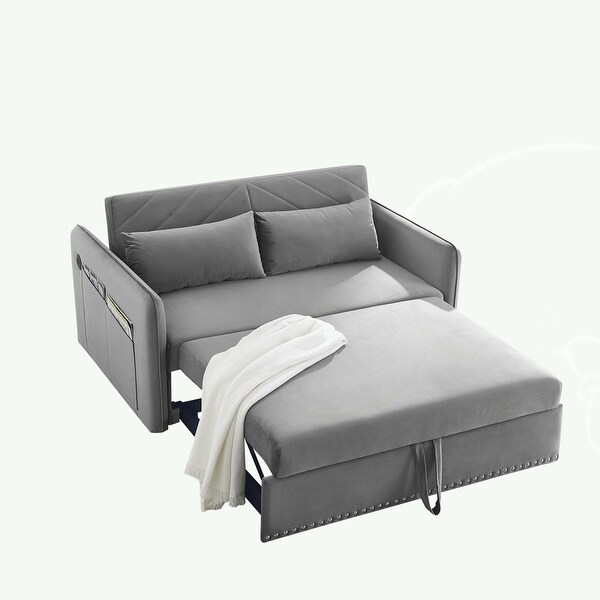 3-in-1 adjustable sleeper with pull-out bed