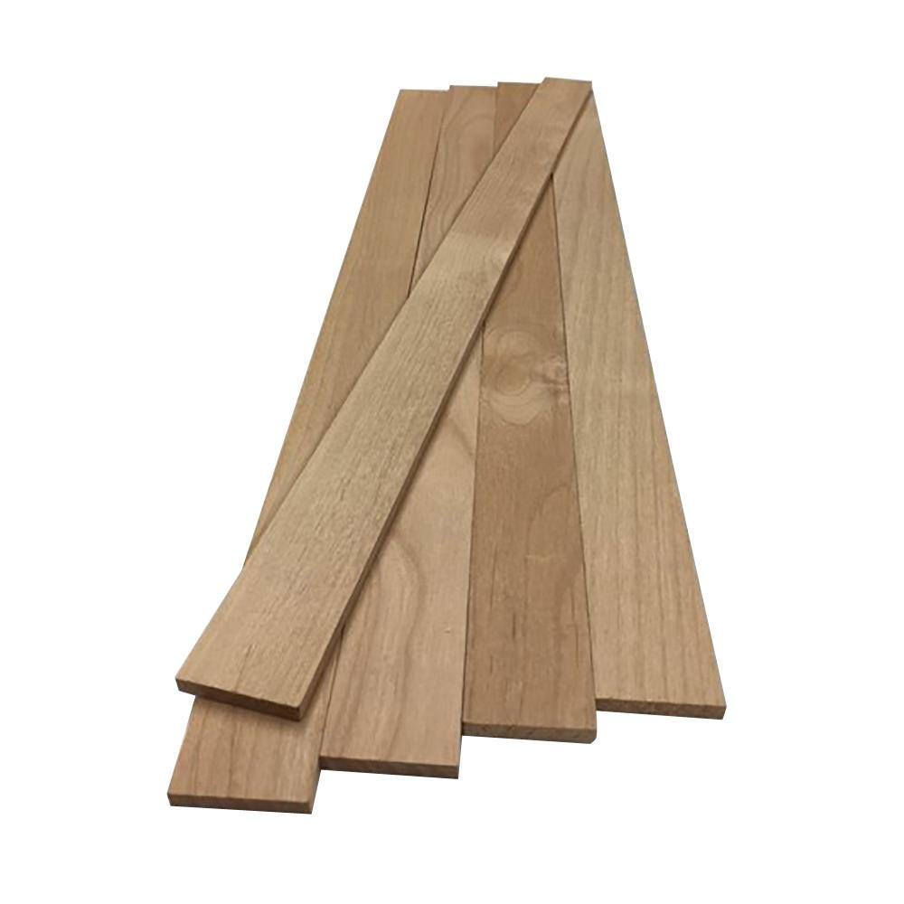 Swaner Hardwood 14 in. x 2 in. x 2 ft. Alder Hobby (5-Pack) OL606792