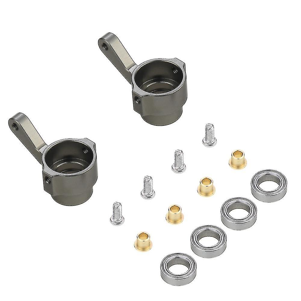 Upgrade Steel Gear Bridge Axle Gear Steering Cup Kit，f+r