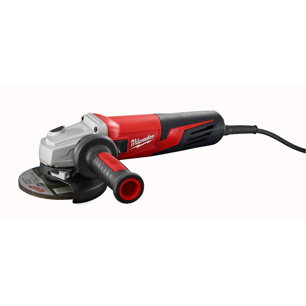 13 Amp 5 In. Small Angle Grinder Slide， Lock-On ;