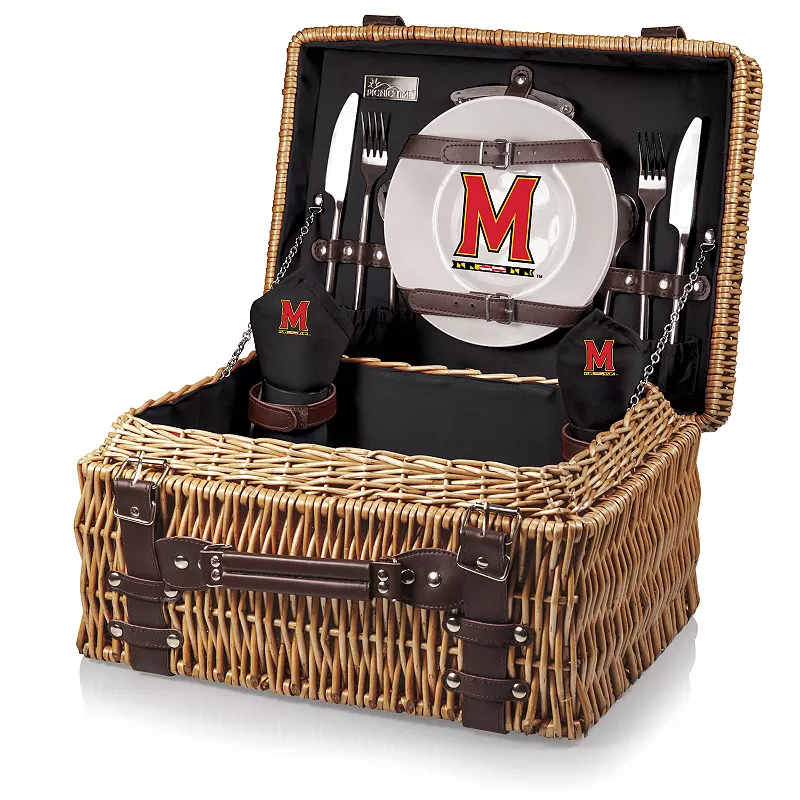 Picnic Time Maryland Terrapins Champion Picnic Basket Set