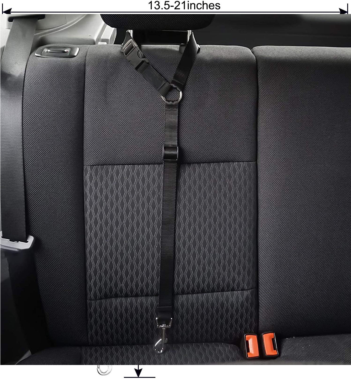 2 Packs Adjustable Pet Dog Cat Car Seat Belt Safety Leash Vehicle Seatbelt Harness