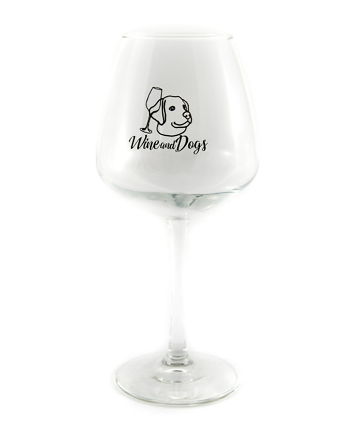 Wine and Dogs Libbey Wine Glass