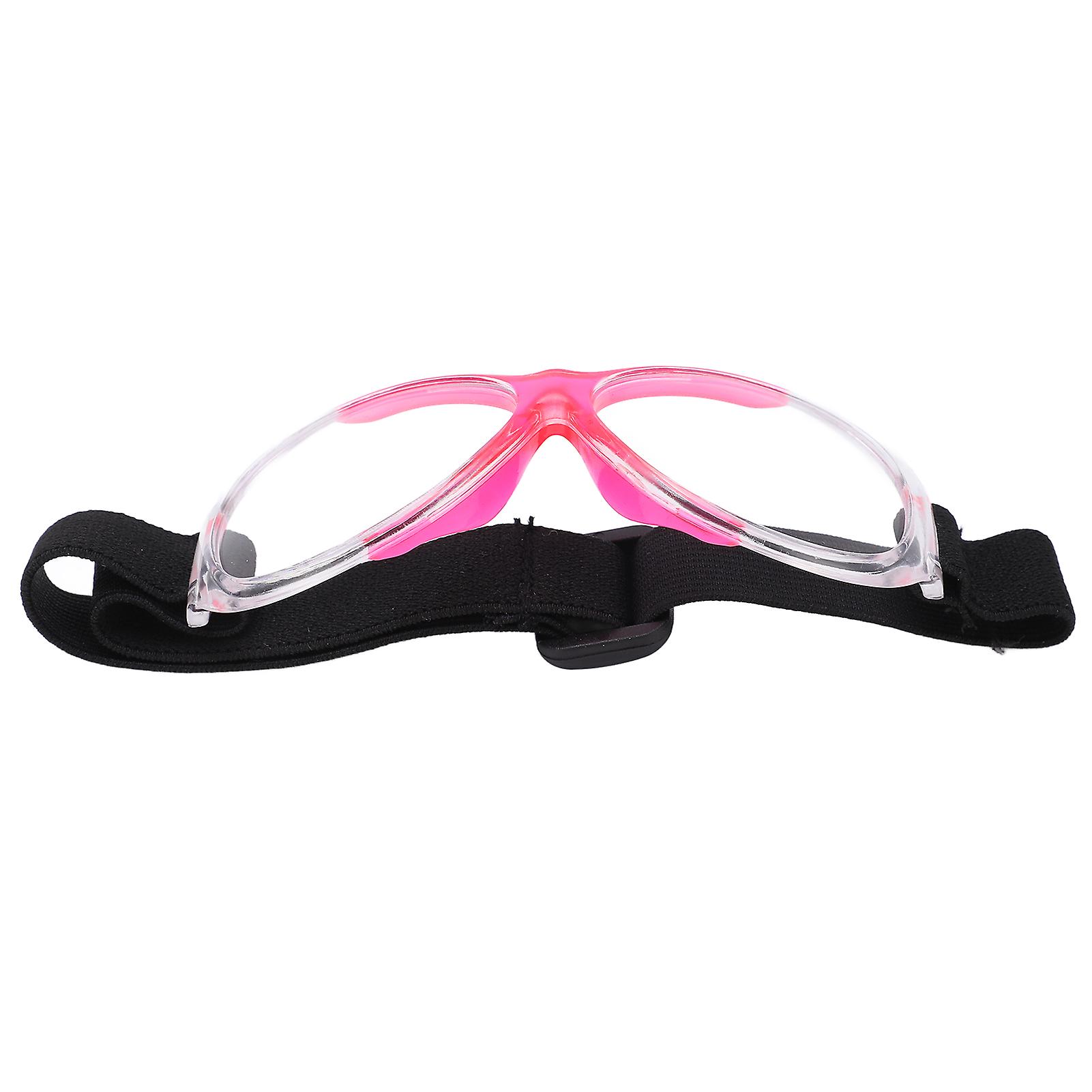 Outdoor Professional Basketball Glasses Adjustable Head Band Durable Sports Safety Gogglespink