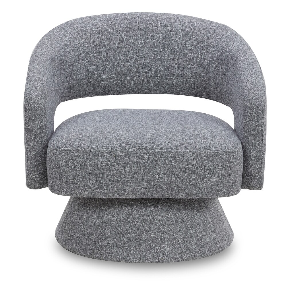 Jamie Swivel Fabric Accent Chair