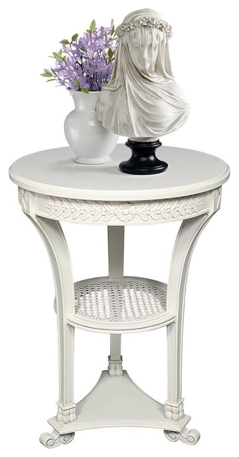 Design Toscano Languedoc Pedestal Table   French Country   Side Tables And End Tables   by PARMA HOME  Houzz