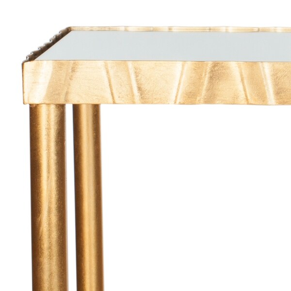 SAFAVIEH Princess Gold/ Mirror Console - 45