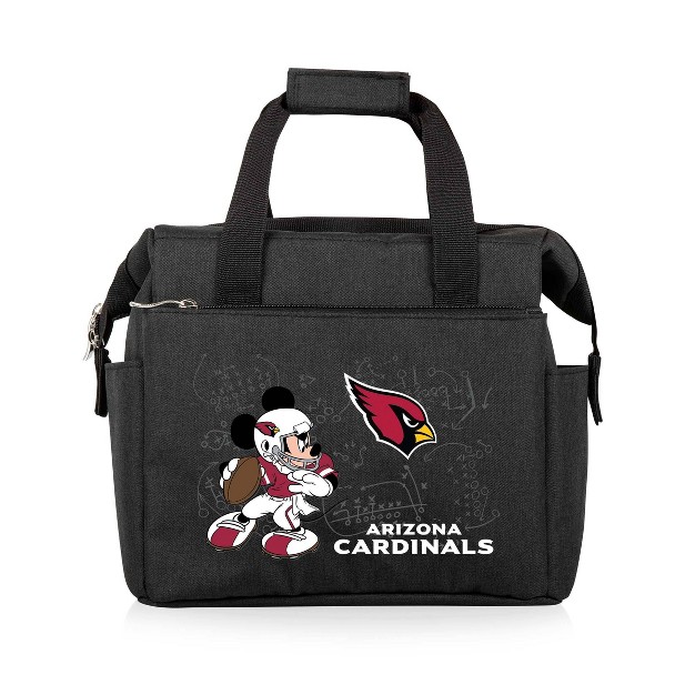 Nfl Arizona Cardinals Mickey Mouse On The Go Lunch Cooler Black