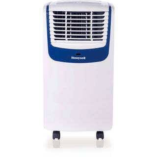 Honeywell 9100 BTU (ASHRAE)6100 BTU (SACC) Portable Air Conditioner in White and Blue MO08CESWB6