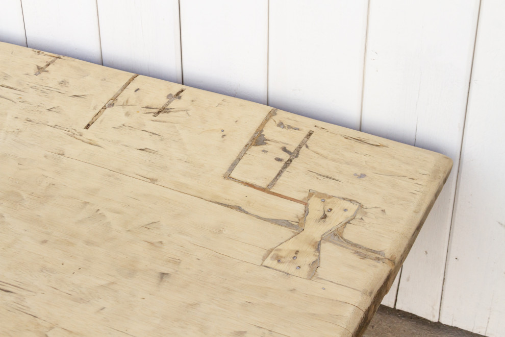 Antique Bleached Wood Naga Table   Farmhouse   Coffee Tables   by De cor  Houzz