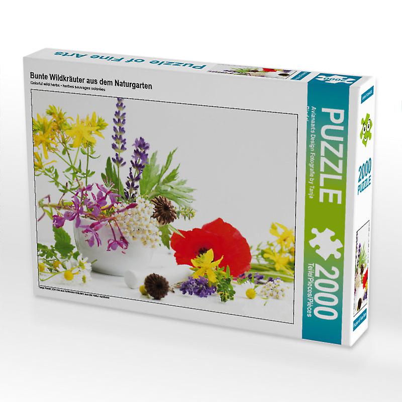 Bunte wildkr?uter aus dem naturgarten   calvendo foto puzzle