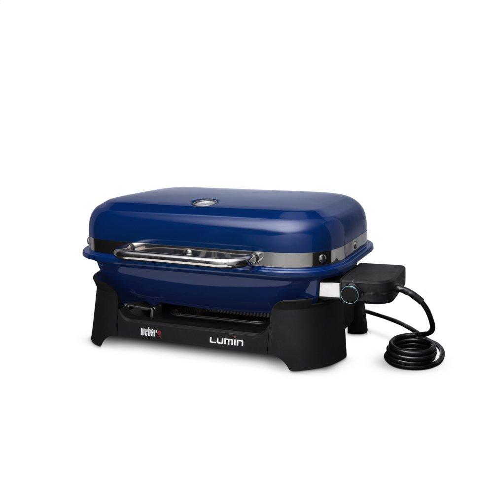 Weber 92300901 Lumin Electric Grill - Deep Ocean Blue