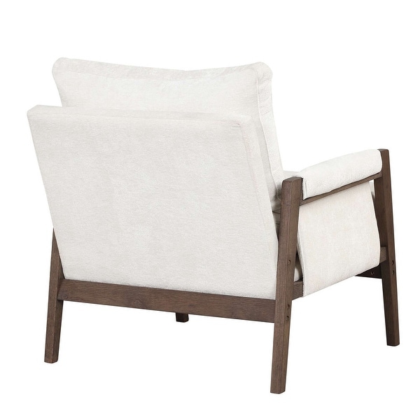 Mid-Century Modern Velvet Accent Chair，