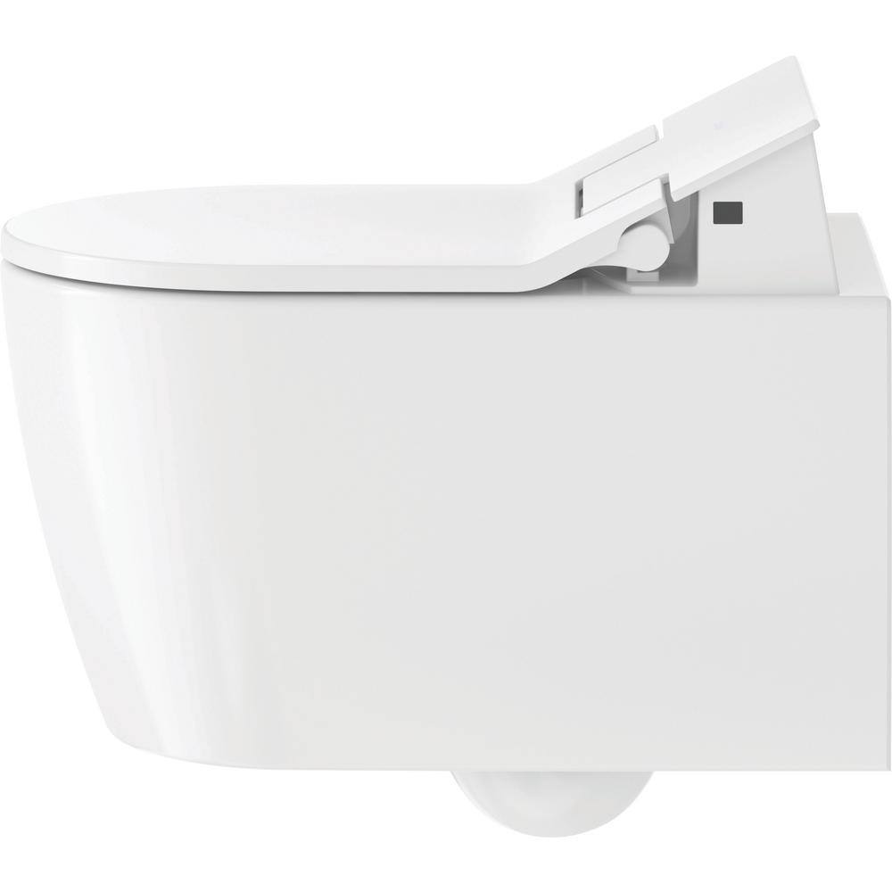 Duravit SensoWash Slim Electric Bidet Seat for Elongated Toilet in White 611000001501300