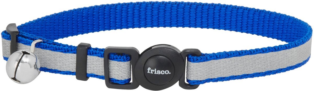 Frisco Polyester Personalized Reflective Cat Collar with Bell