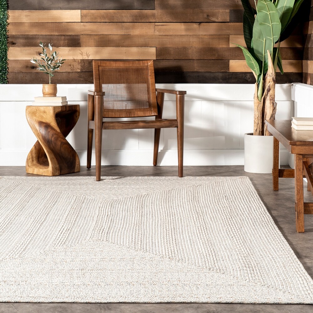 Brooklyn Rug Co Braided Texture Indoor/ Outdoor Area Rug