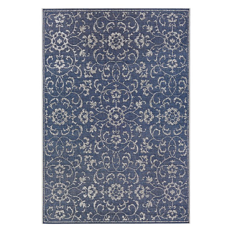 Couristan Monte Carlo Summer Vines Floral Indoor Outdoor Rug