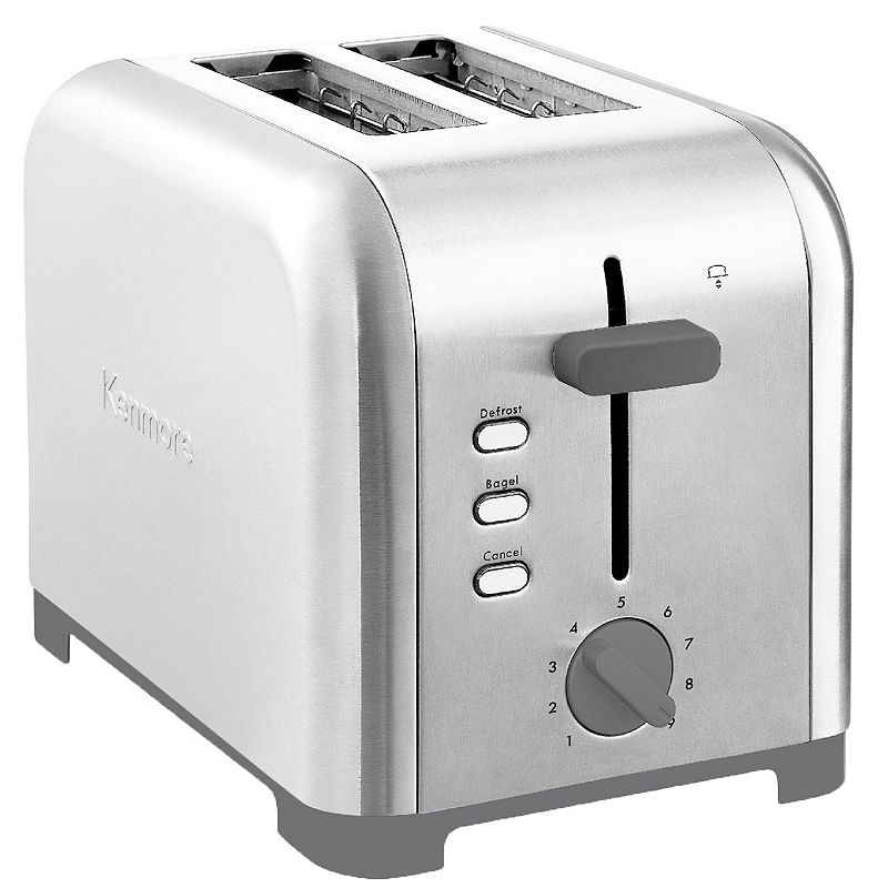 Kenmore 2-Slice Wide-Slot Stainless Steel Toaster