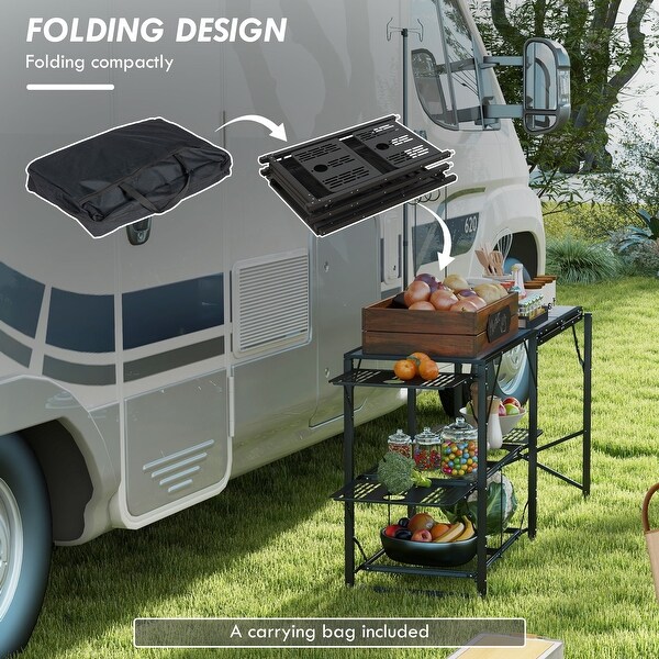 Folding Camp Kitchen Table