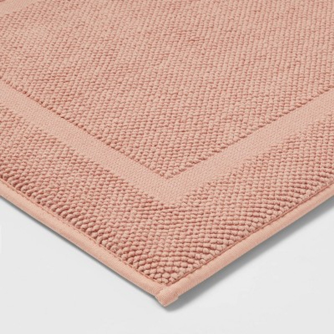 20x34 Performance Texture Cotton Memory Foam Bath Rug Clay - Threshold™