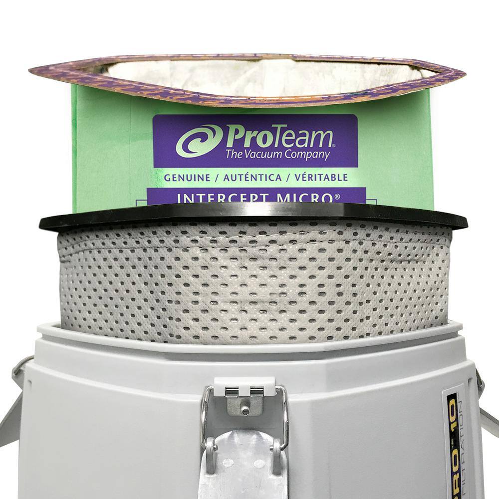 ProTeam Super Coach Pro 6 6 qt. Corded with Xover Multi-Surface and Telescoping Wand Kit Backpack Vacuum 107310