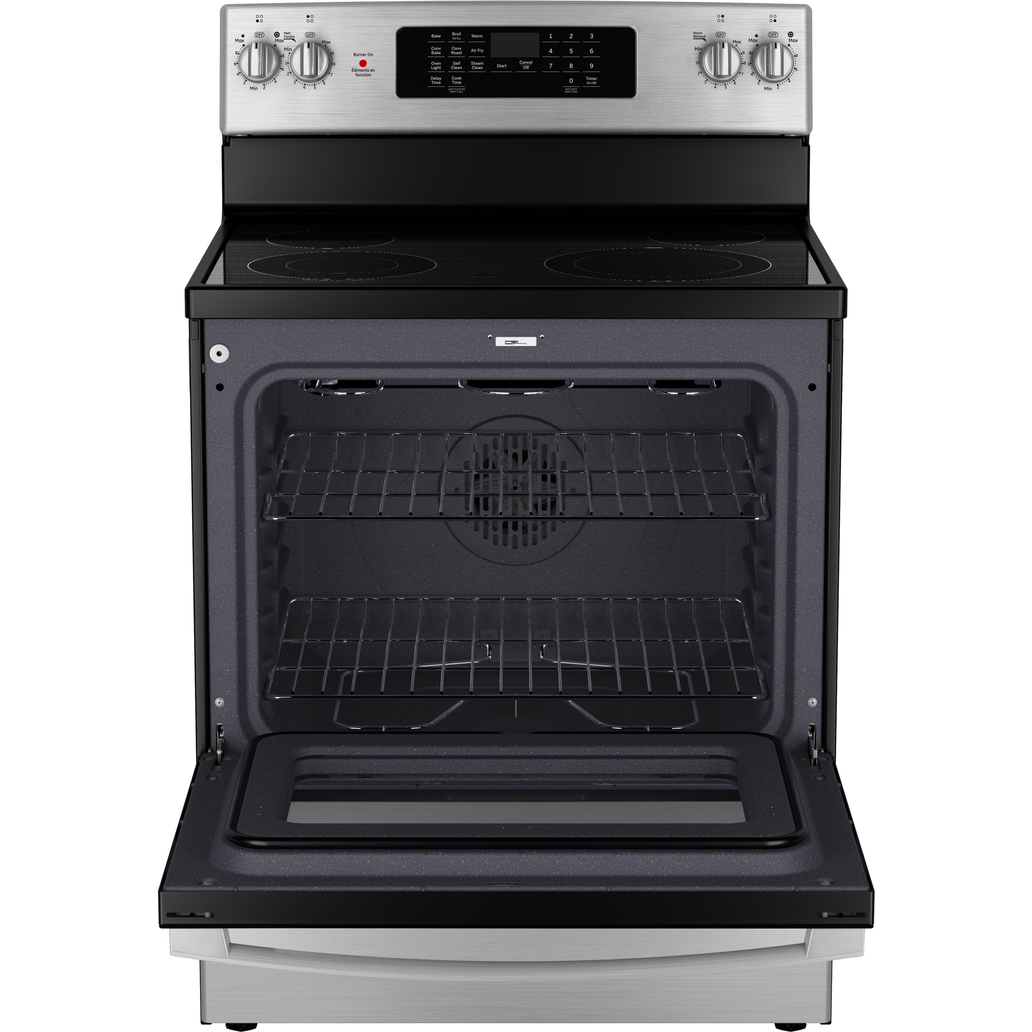 GE 30-inch Freestanding Electric Range JCB830STSS