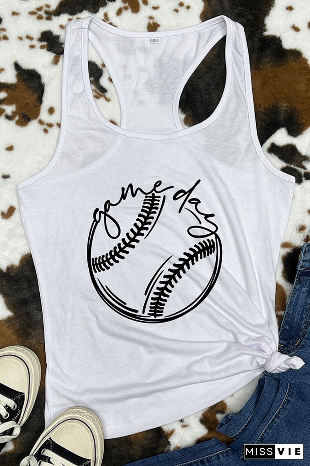 Game day, Baseball, Softball Graphic Tank Top Wholesale