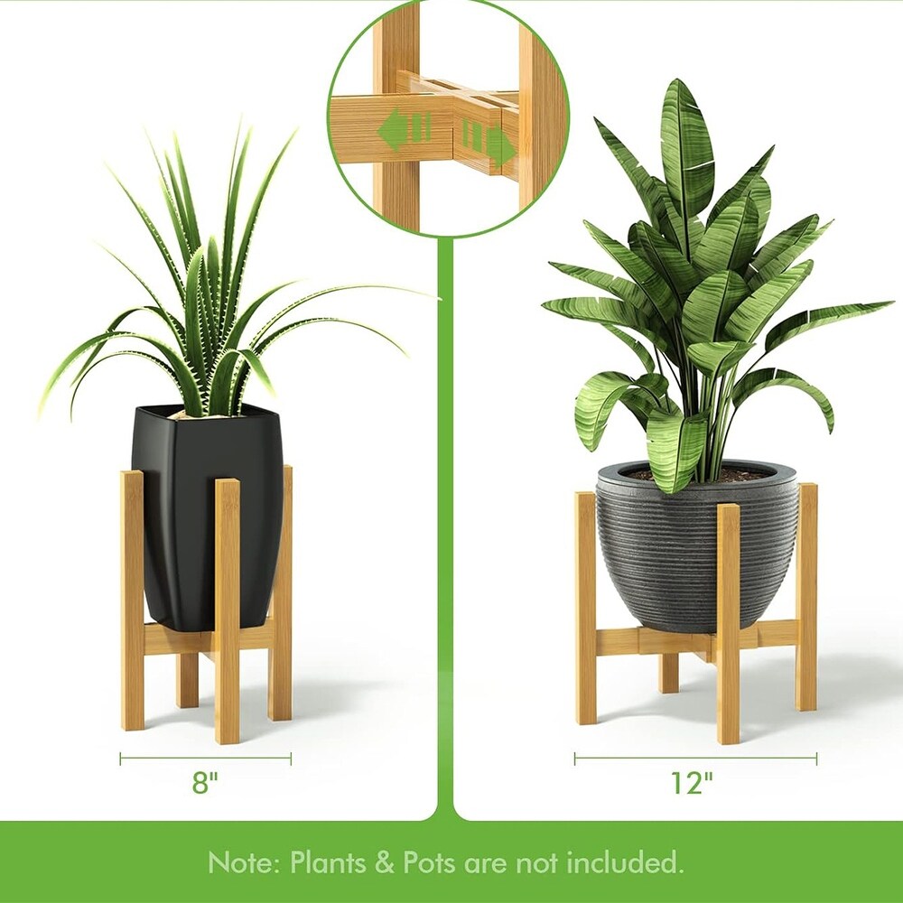 Adjustable Indoor Plant Holder Rack (1 Pack  Plant Stand Only)