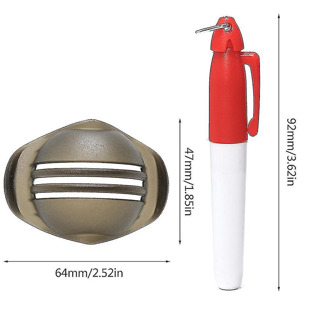 2pcs Golf Ball Line Marker Drawing Template Alignment Putting Marking Liner Set