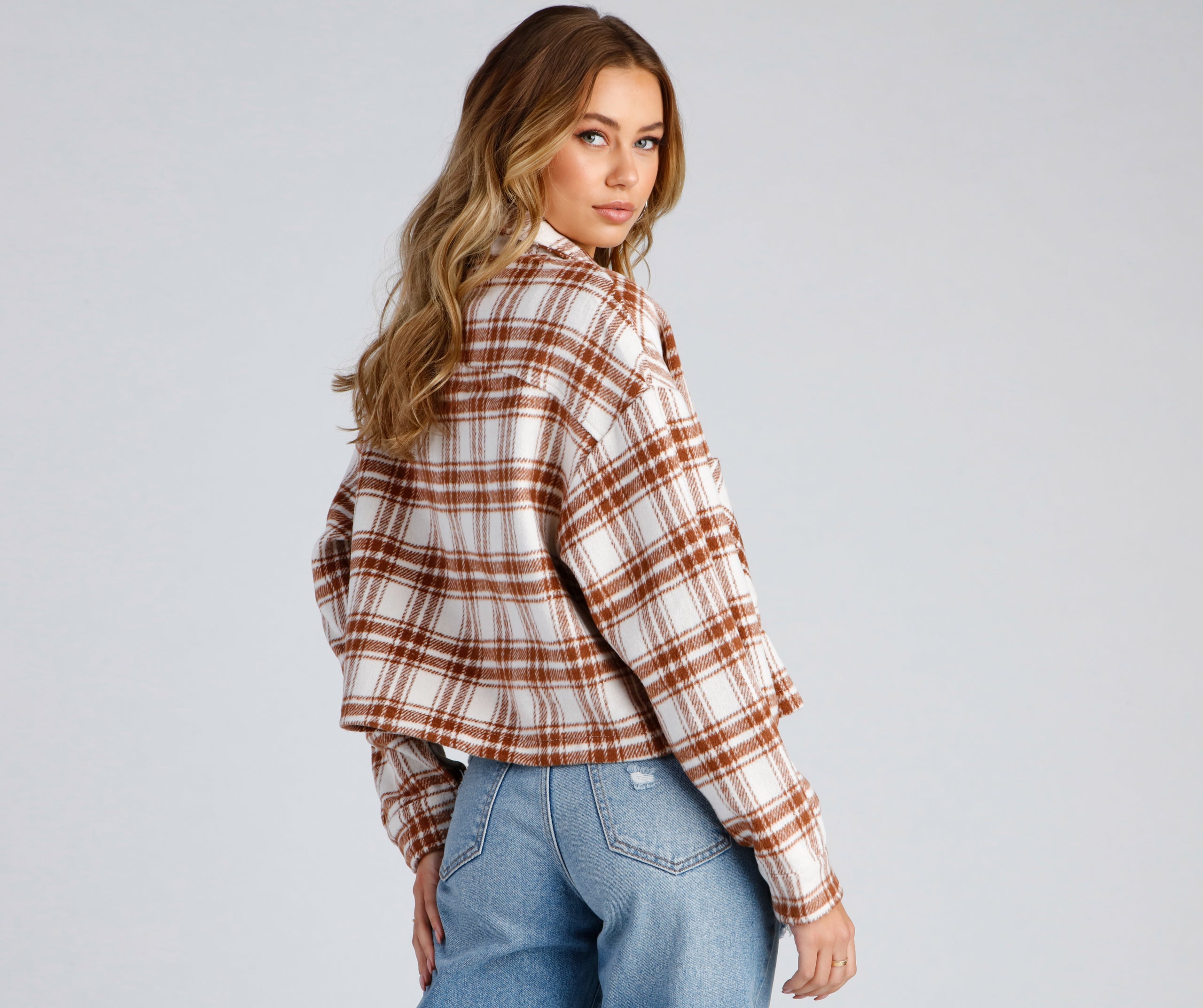 Trendy Layers Flannel Shacket