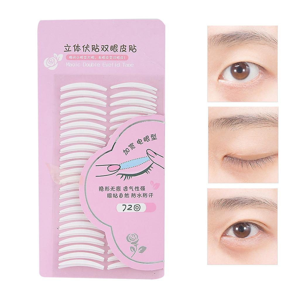 72 Pairs Invisible Double Eyelid Tape Adhesive Eyelid Sticker Makeup Tool (narrow Type)