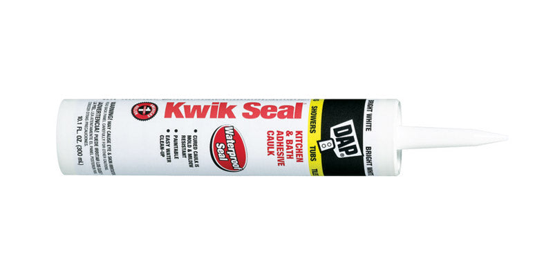 ADHESVE CAULK WHT 10.1OZ