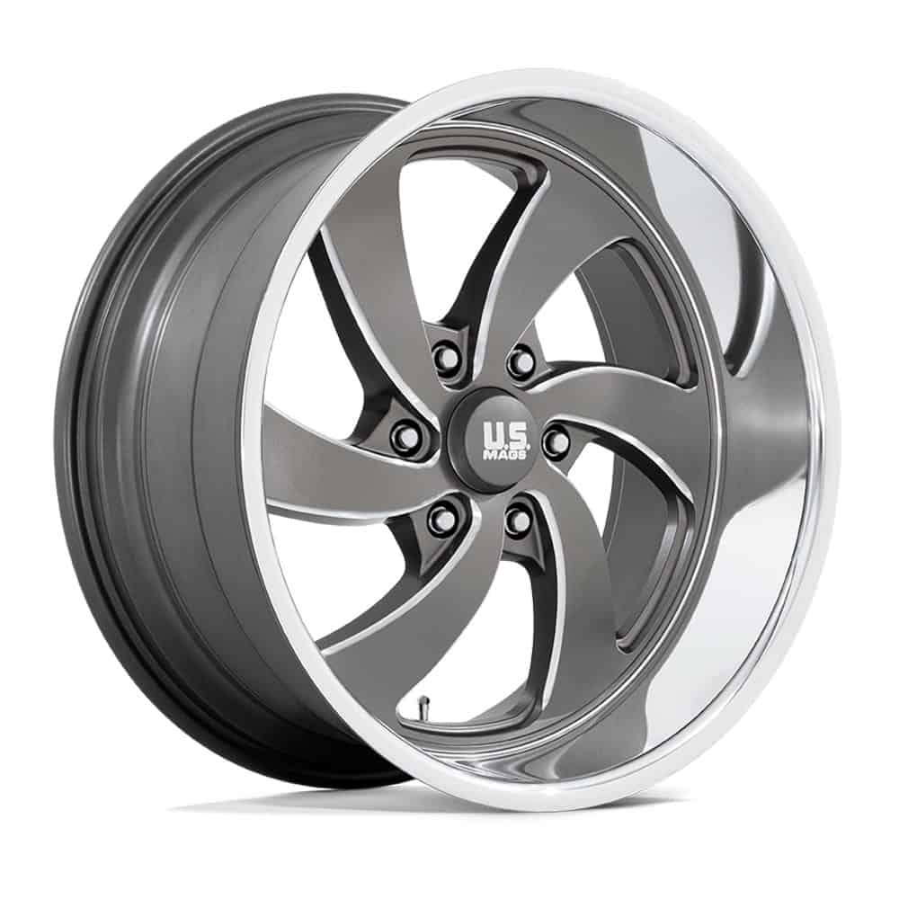 US Mag 1PC Wheels U133 20X9.5 6X5.5 ANTH-MILL-DCL 1MM