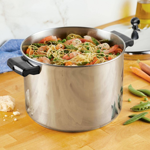 Farberware Classic Series 8qt Stainless Steel Stockpot With Lid Silver