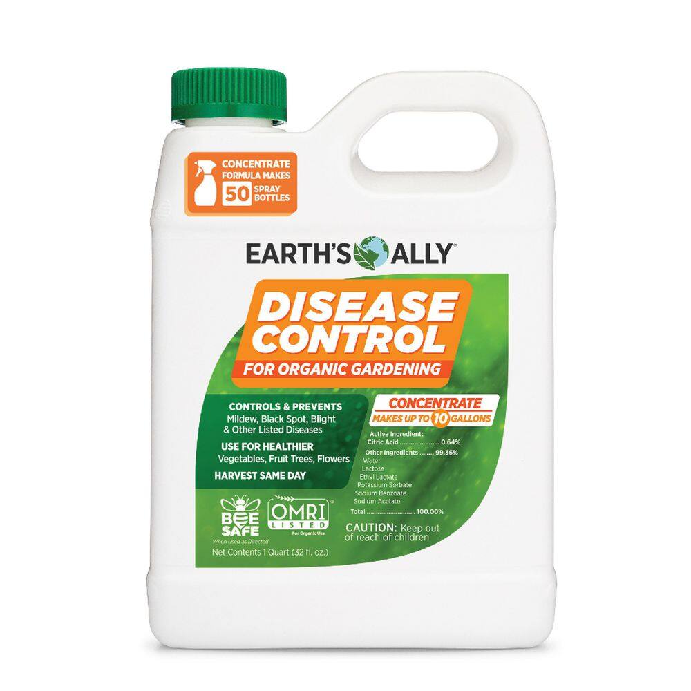 EARTH'S ALLY 1 qt. Concentrate Fungicide Disease Control 10016