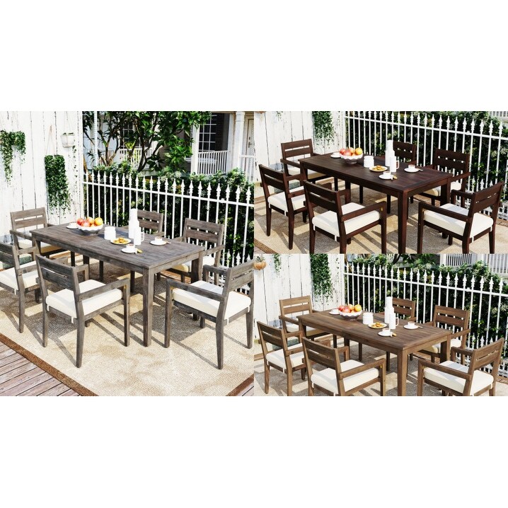 6 people Outdoor Dining Table and Chairs set