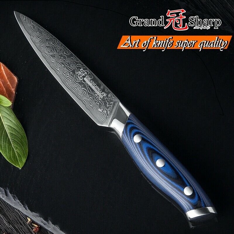 5 Inch Utility Knife vg10 Japanese Damascus Stainless Steel Chef Kitchen Knives