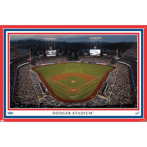 Trends International Mlb Los Angeles Dodgers Dodger Stadium 22 Unframed Wall Poster Prints