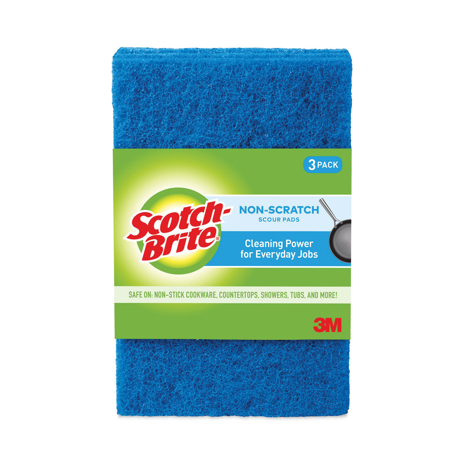 Non-Scratch Scour Pads by Scotch-Briteandreg; MMM62310